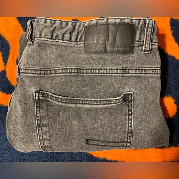 Kalvin Klein Mens Gray Vintage Jeans 38x30 - Picture 9 of 12